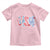 Funny USA Patriotic 4th of July Coquette Bow Toddler T Shirt - Wonder Print Shop
