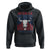Funny 4th Of July Western Hoodie America EST 1776 Long Horn Skull - Wonder Print Shop