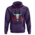Funny 4th Of July Western Hoodie America EST 1776 Long Horn Skull - Wonder Print Shop