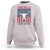 Funny 4th Of July Western Sweatshirt America EST 1776 Long Horn Skull - Wonder Print Shop