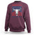 Funny 4th Of July Western Sweatshirt America EST 1776 Long Horn Skull - Wonder Print Shop