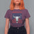 Funny 4th Of July Western T Shirt For Women America EST 1776 Long Horn Skull - Wonder Print Shop