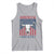 Funny 4th Of July Western Tank Top America EST 1776 Long Horn Skull - Wonder Print Shop