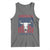 Funny 4th Of July Western Tank Top America EST 1776 Long Horn Skull - Wonder Print Shop