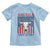 Funny 4th Of July Western Toddler T Shirt America EST 1776 Long Horn Skull - Wonder Print Shop