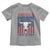 Funny 4th Of July Western Toddler T Shirt America EST 1776 Long Horn Skull - Wonder Print Shop