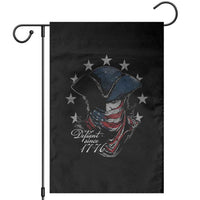 Funny Defiant Since 1776 Garden Flag Minutemen American Revolution - Wonder Print Shop
