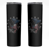 Funny Defiant Since 1776 Skinny Tumbler Minutemen American Revolution - Wonder Print Shop