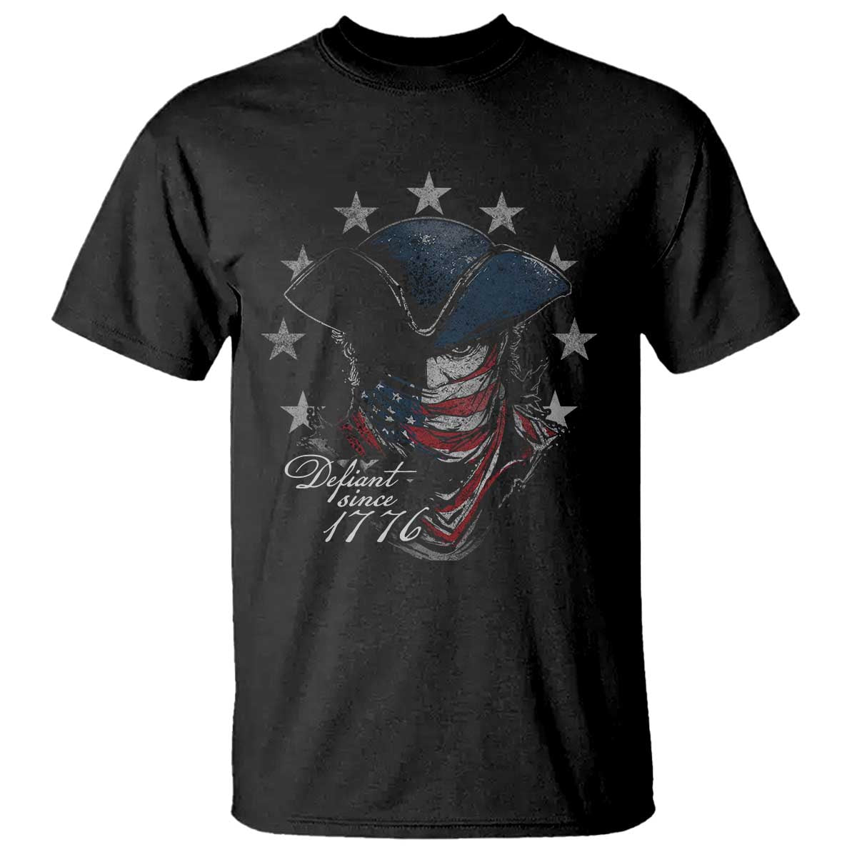 Funny Defiant Since 1776 T Shirt Minutemen American Revolution - Wonder Print Shop