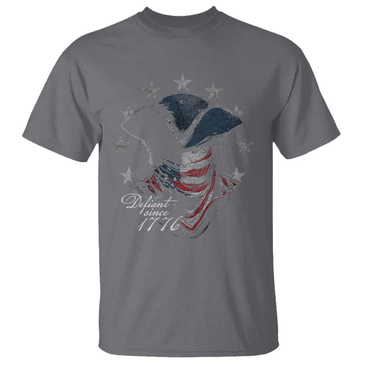 Funny Defiant Since 1776 T Shirt Minutemen American Revolution - Wonder Print Shop