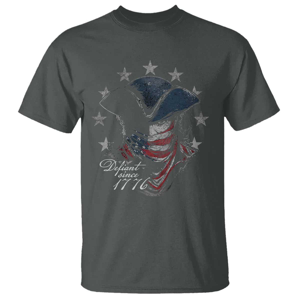 Funny Defiant Since 1776 T Shirt Minutemen American Revolution - Wonder Print Shop