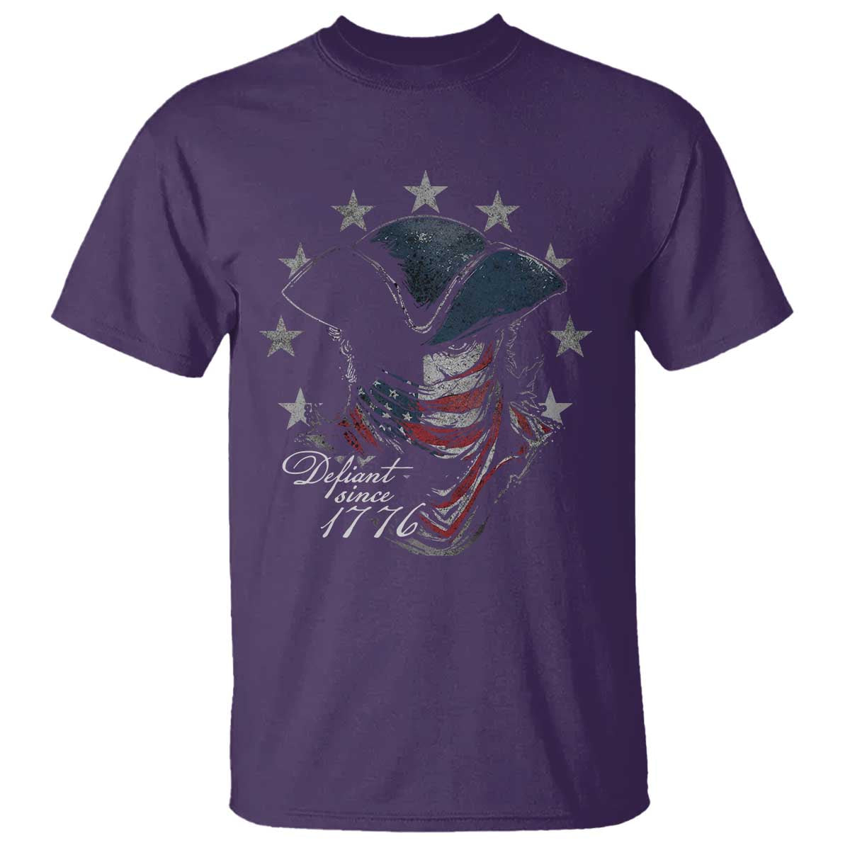 Funny Defiant Since 1776 T Shirt Minutemen American Revolution - Wonder Print Shop