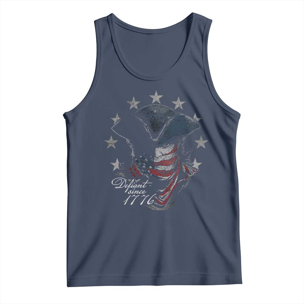 Funny Defiant Since 1776 Tank Top Minutemen American Revolution - Wonder Print Shop