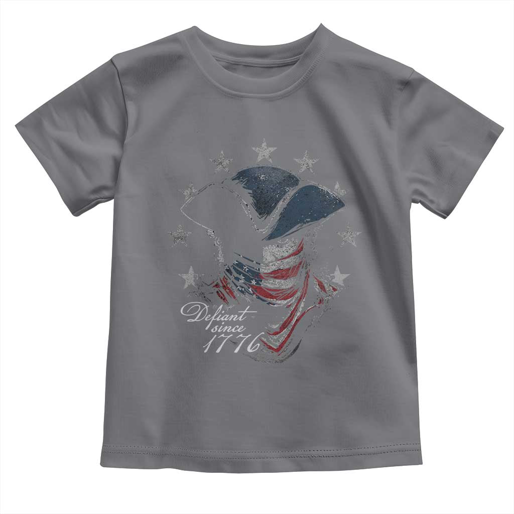 Funny Defiant Since 1776 Toddler T Shirt Minutemen American Revolution - Wonder Print Shop