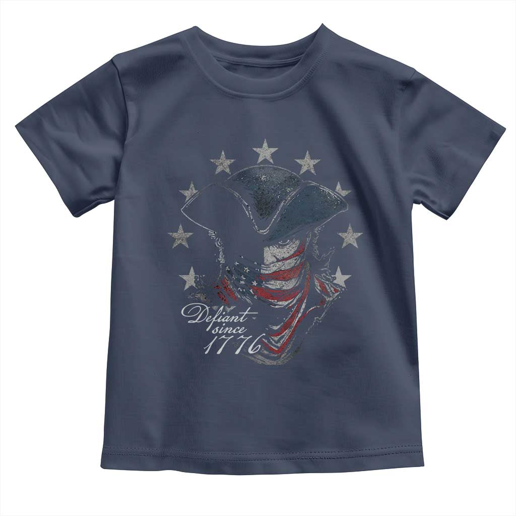 Funny Defiant Since 1776 Toddler T Shirt Minutemen American Revolution - Wonder Print Shop