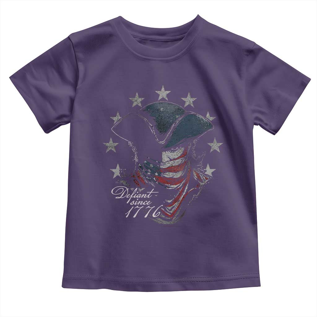 Funny Defiant Since 1776 Toddler T Shirt Minutemen American Revolution - Wonder Print Shop