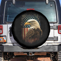 Funny American Flag Bald Eagle Patriotic 4th of July Spare Tire Cover - Wonder Print Shop