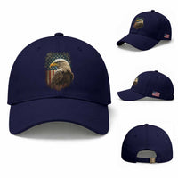 Funny American Flag Bald Eagle Patriotic 4th of July Baseball Cap