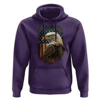 Funny American Flag Bald Eagle Patriotic 4th of July Hoodie - Wonder Print Shop