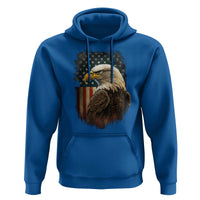 Funny American Flag Bald Eagle Patriotic 4th of July Hoodie - Wonder Print Shop
