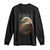 Funny American Flag Bald Eagle Patriotic 4th of July Long Sleeve Shirt - Wonder Print Shop