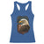 Funny American Flag Bald Eagle Patriotic 4th of July Racerback Tank Top - Wonder Print Shop