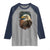 Funny American Flag Bald Eagle Patriotic 4th of July Raglan Shirt - Wonder Print Shop