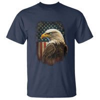 Funny American Flag Bald Eagle Patriotic 4th of July T Shirt - Wonder Print Shop