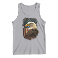 Funny American Flag Bald Eagle Patriotic 4th of July Tank Top - Wonder Print Shop