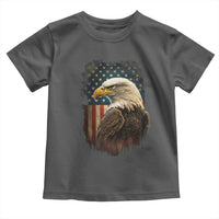 Funny American Flag Bald Eagle Patriotic 4th of July Toddler T Shirt - Wonder Print Shop