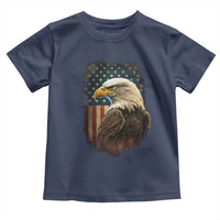 Funny American Flag Bald Eagle Patriotic 4th of July Toddler T Shirt - Wonder Print Shop