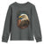 Funny American Flag Bald Eagle Patriotic 4th of July Youth Sweatshirt - Wonder Print Shop