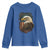 Funny American Flag Bald Eagle Patriotic 4th of July Youth Sweatshirt - Wonder Print Shop