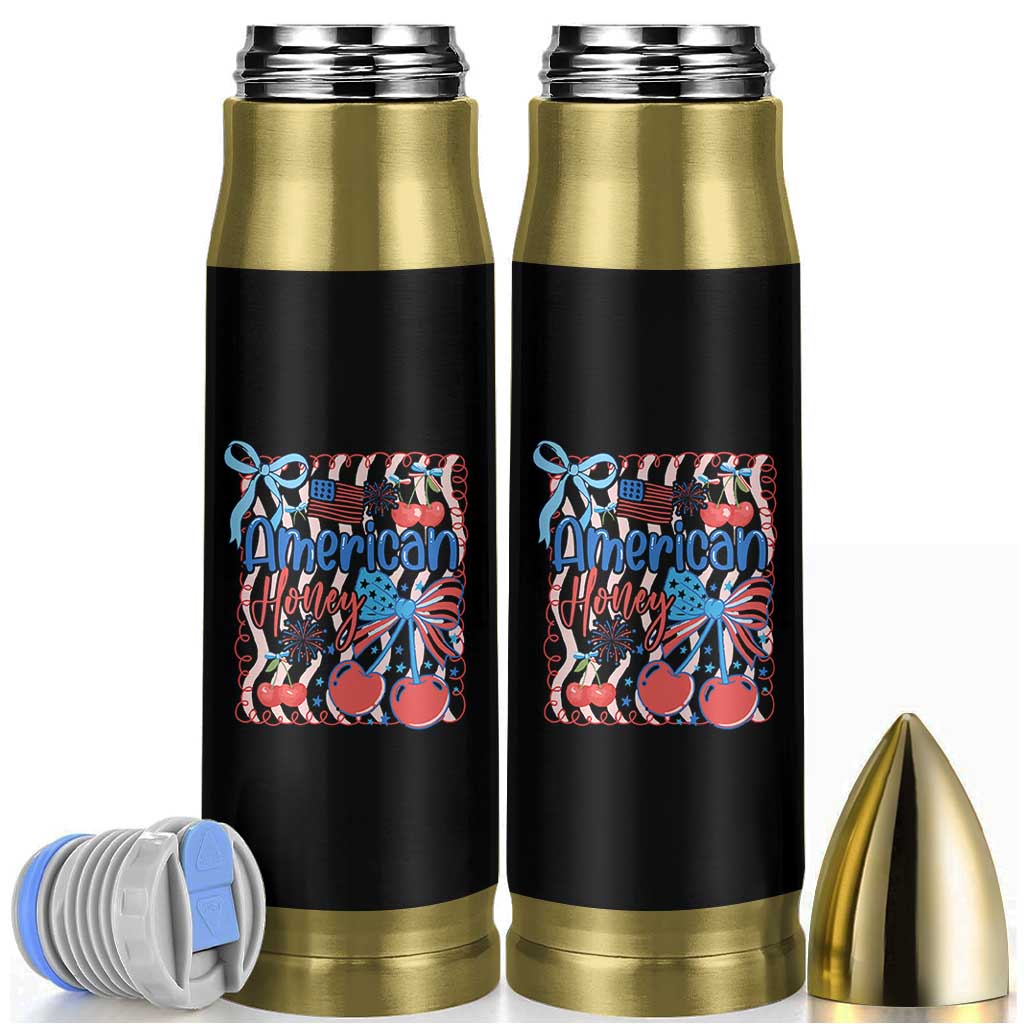 Funny 4th Of July American Honey Bullet Tumbler USA Independence Day Coquette - Wonder Print Shop