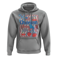 Funny 4th Of July American Honey Hoodie USA Independence Day Coquette - Wonder Print Shop