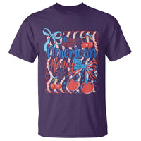 Funny 4th Of July American Honey T Shirt USA Independence Day Coquette - Wonder Print Shop