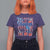 Funny 4th Of July American Honey T Shirt For Women USA Independence Day Coquette - Wonder Print Shop