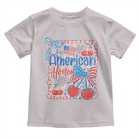 Funny 4th Of July American Honey Toddler T Shirt USA Independence Day Coquette - Wonder Print Shop