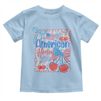 Funny 4th Of July American Honey Toddler T Shirt USA Independence Day Coquette - Wonder Print Shop