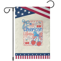 Funny 4th Of July American Honey Garden Flag USA Independence Day Coquette