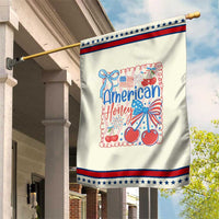 Funny 4th Of July American Honey Garden Flag USA Independence Day Coquette