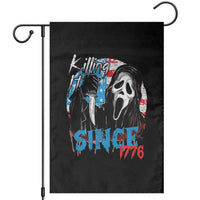 Funny Killing It Since 1776 Garden Flag Horror Movie 4th Of July USA Ghost - Wonder Print Shop