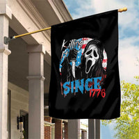 Funny Killing It Since 1776 Garden Flag Horror Movie 4th Of July USA Ghost - Wonder Print Shop