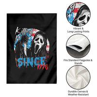 Funny Killing It Since 1776 Garden Flag Horror Movie 4th Of July USA Ghost - Wonder Print Shop