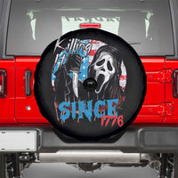 Funny Killing It Since 1776 Spare Tire Cover Horror Movie 4th Of July USA Ghost - Wonder Print Shop