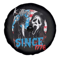 Funny Killing It Since 1776 Spare Tire Cover Horror Movie 4th Of July USA Ghost - Wonder Print Shop
