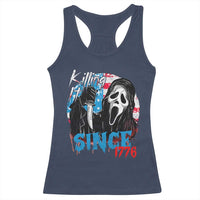 Funny Killing It Since 1776 Racerback Tank Top Horror Movie 4th Of July USA Ghost - Wonder Print Shop