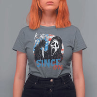Funny Killing It Since 1776 T Shirt For Women Horror Movie 4th Of July USA Ghost - Wonder Print Shop