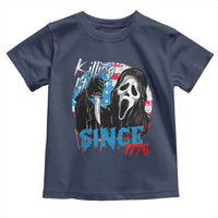 Funny Killing It Since 1776 Toddler T Shirt Horror Movie 4th Of July USA Ghost - Wonder Print Shop