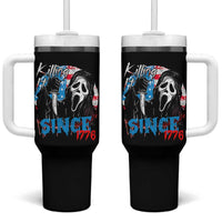 Funny Killing It Since 1776 Tumbler With Handle Horror Movie 4th Of July USA Ghost - Wonder Print Shop